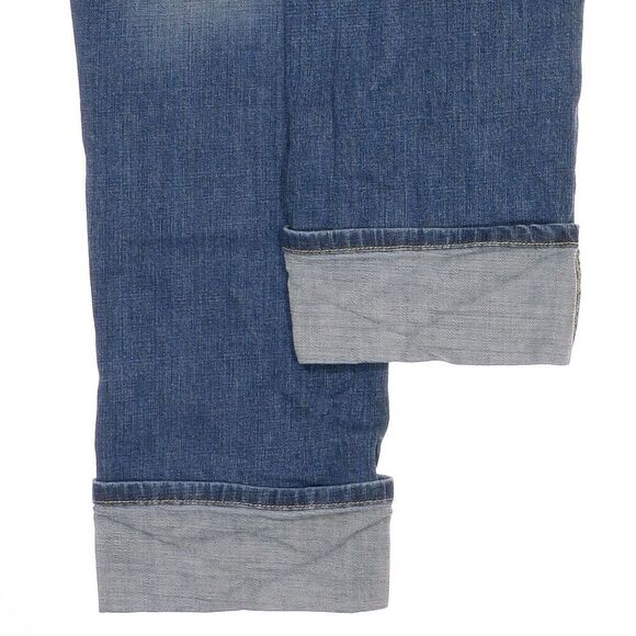 Tommy Hilfiger Spirit Crop Jeans Size 4 Womens Cuff Blue Denim Measures 28x20.5 - Picture 6 of 12